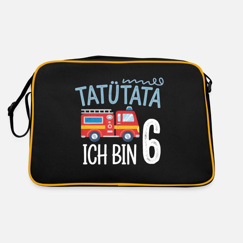 Tatütata Fire Brigade 6th Birthday Retro Bag