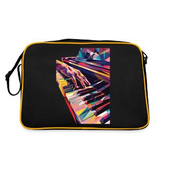 Piano - Sac Retro - noir/or - Dos