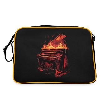Piano - Sac Retro - noir/or - Dos