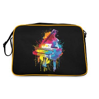 Piano - Sac Retro - noir/or - Dos