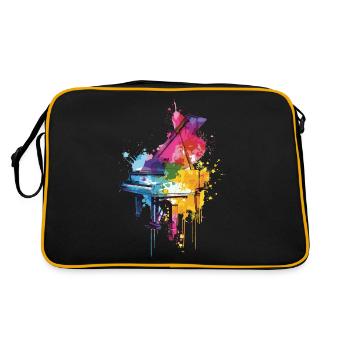 Piano - Sac Retro - noir/or - Dos