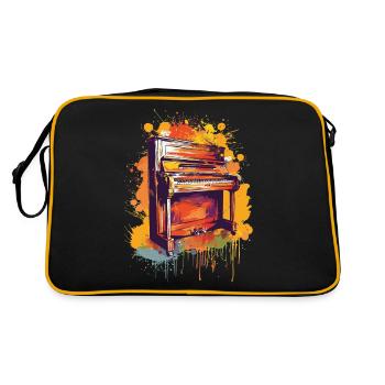 Piano - Sac Retro - noir/or - Dos