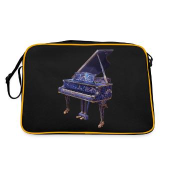 Piano - Sac Retro - noir/or - Dos