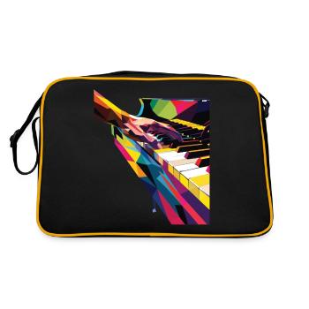 Piano - Sac Retro - noir/or - Dos