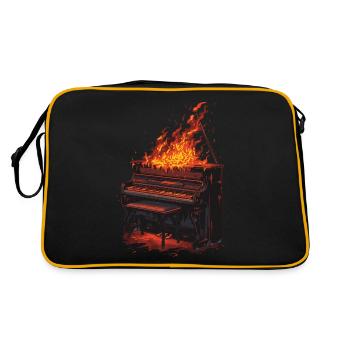Piano - Sac Retro - noir/or - Dos