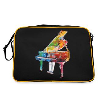 Piano - Sac Retro - noir/or - Dos