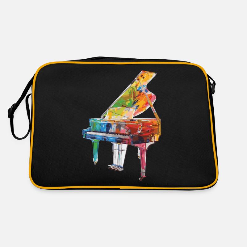 Klavier Retro Tasche