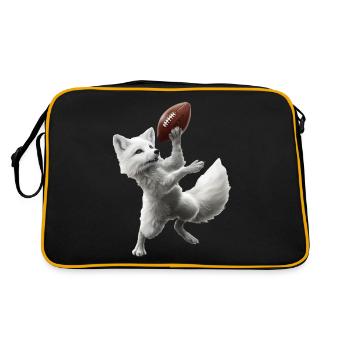Arctic Fox Football - Retro Bag - black/gold - Back