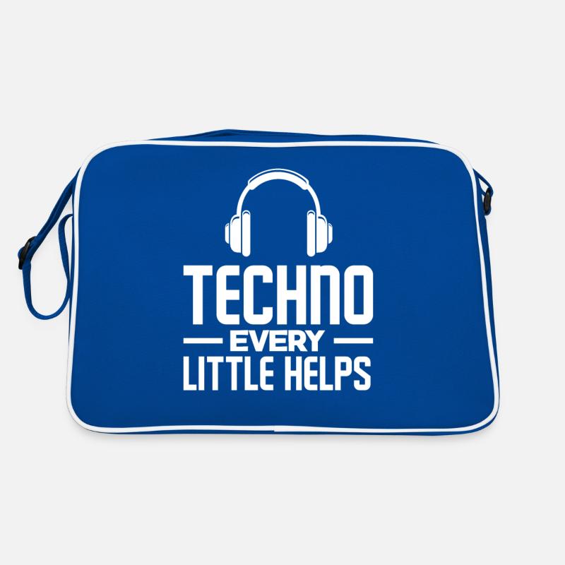 Techno Lover Every Little Helps Retro Tasche