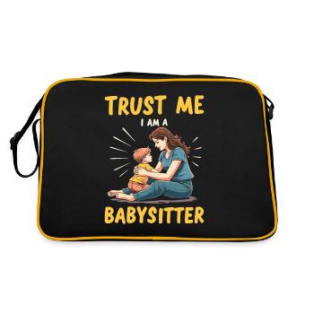 Baby-sitter - Sac Retro - noir/or - Dos