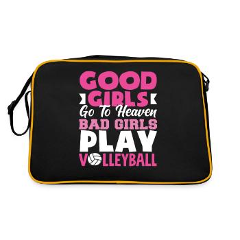 Good Girls Sky Bad Play Volley-ball - Sac Retro - noir/or - Dos