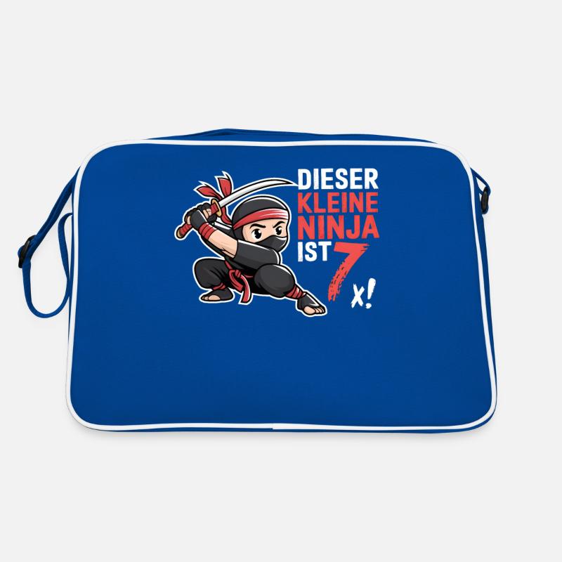 Ce petit Ninja a 7 ans Birthday Shirt Sac Retro