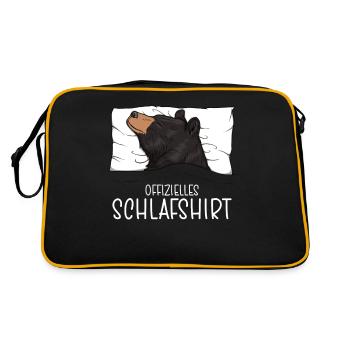 Chemise de nuit officielle Pyjama ours noir - Sac Retro - noir/or - Dos