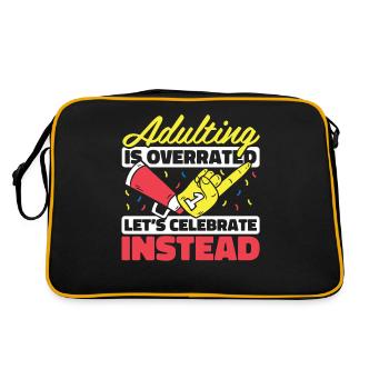 Cheerleader Cheerleading - Retro Bag - black/gold - Back