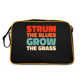 Banjo - Retro Tasche - Schwarz/Gold - Hinten