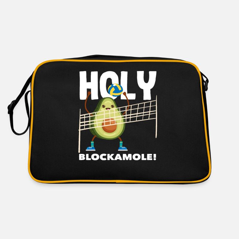 Volleyball Spaß Mit Holy Blockamole Retro Tasche
