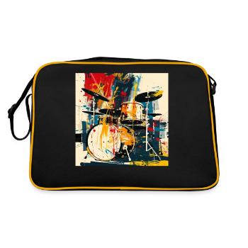 Percussion - Retro Bag - black/gold - Back