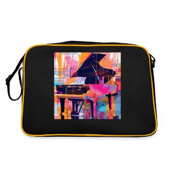 Piano - Sac Retro - noir/or - Dos