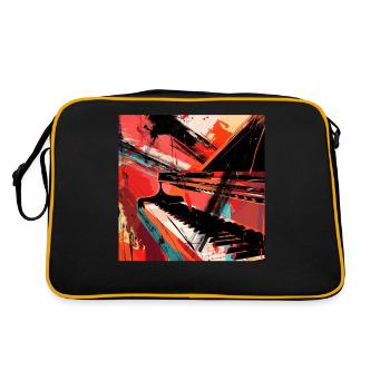 Piano - Sac Retro - noir/or - Dos