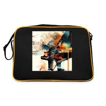 Piano - Sac Retro - noir/or - Dos