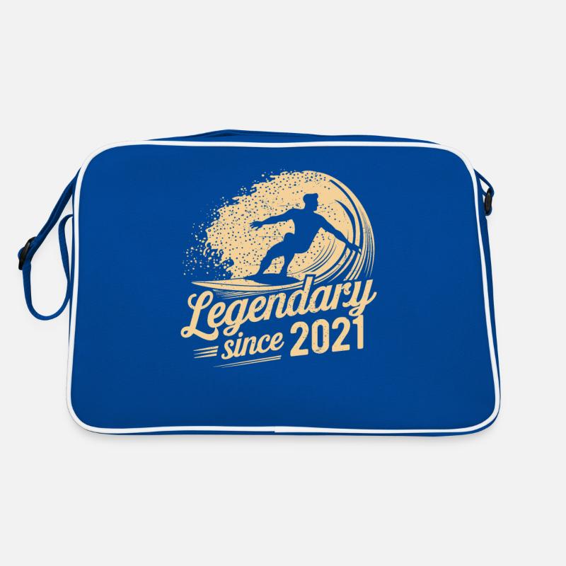 Legendär Seit 2021 Geburtstag Surfer Retro Tasche