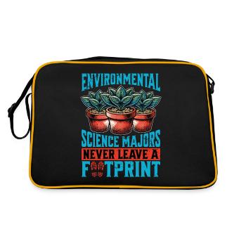 Environmental Science Majors Environmentalist - Retro Bag - black/gold - Back