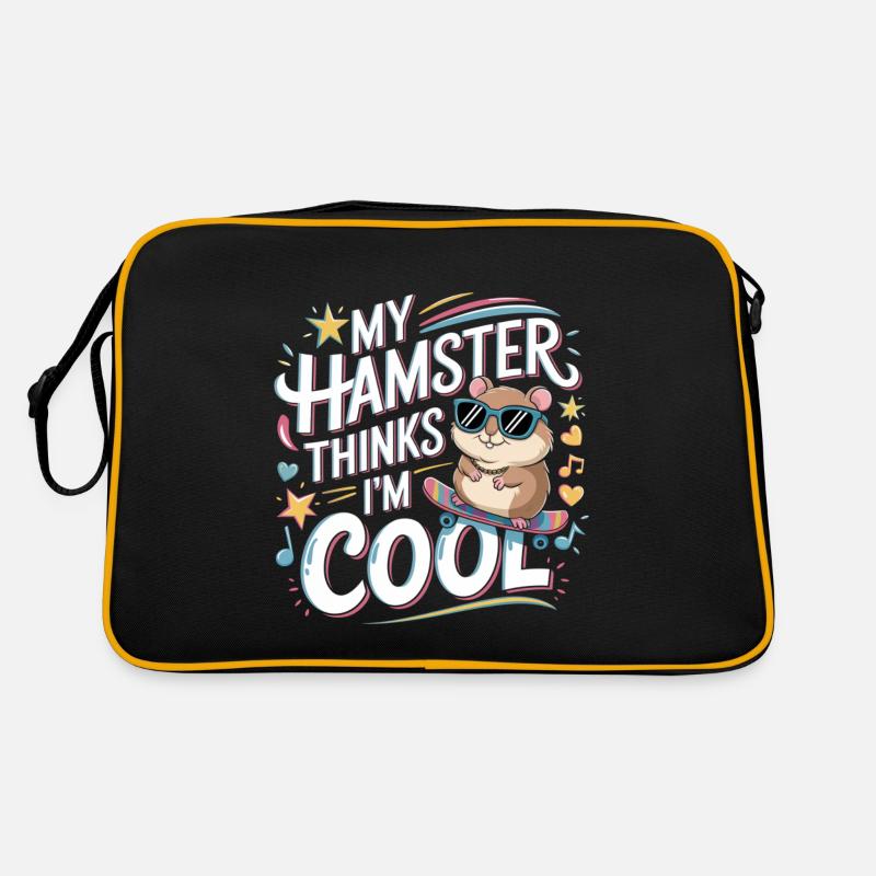 My Hamster Thinks I'm Cool 6 Retro Tasche