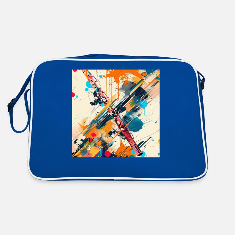 Querflöte Retro Tasche