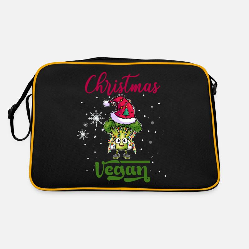 Christmas Broccoli Vegan Retro Bag