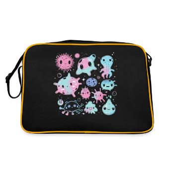 Désinfectant pour les mains Lavage des mains - Sac Retro - noir/or - Dos