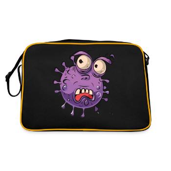 Désinfectant pour les mains Lavage des mains - Sac Retro - noir/or - Dos