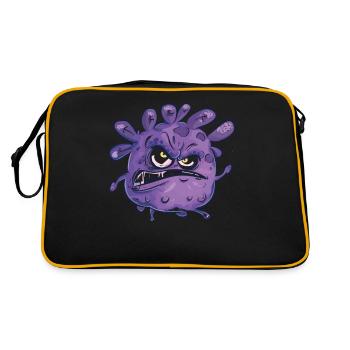 Désinfectant pour les mains Lavage des mains - Sac Retro - noir/or - Dos