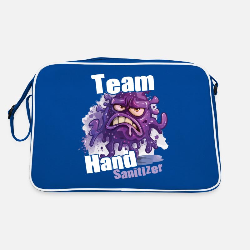 Händedesinfektionsmittel Händewaschen Retro Tasche