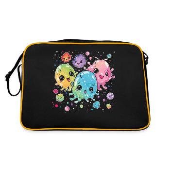 Désinfectant pour les mains Lavage des mains - Sac Retro - noir/or - Dos