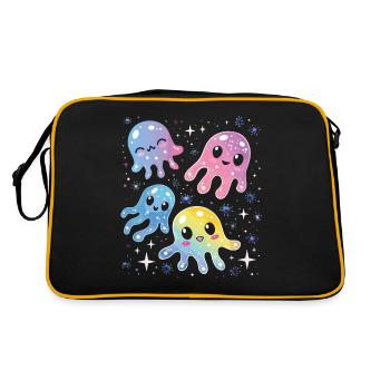 Désinfectant pour les mains Lavage des mains - Sac Retro - noir/or - Dos