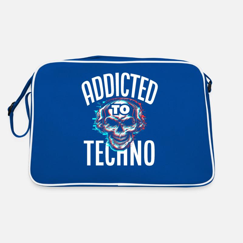Accro à la techno pour les amateurs de techno Sac Retro