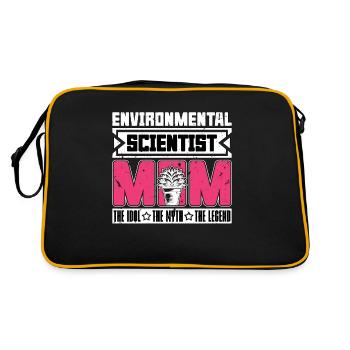 Environmental Scientist Mom The Soil Scientist - Retro Bag - black/gold - Back