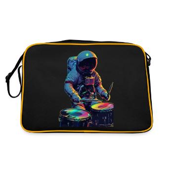 Tambours d’astronaute - Sac Retro - noir/or - Dos