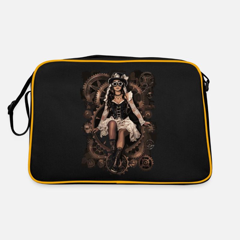 Beautiful Women Steampunk Lover Retro Bag