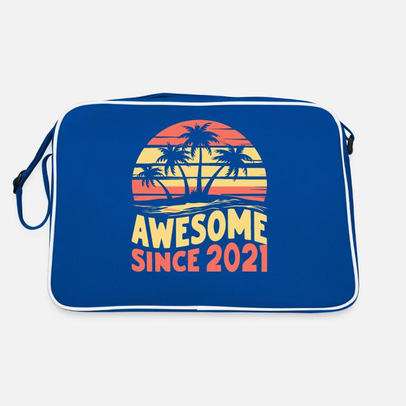 Awesome Seit 2021 Geburtstag Retro Tasche
