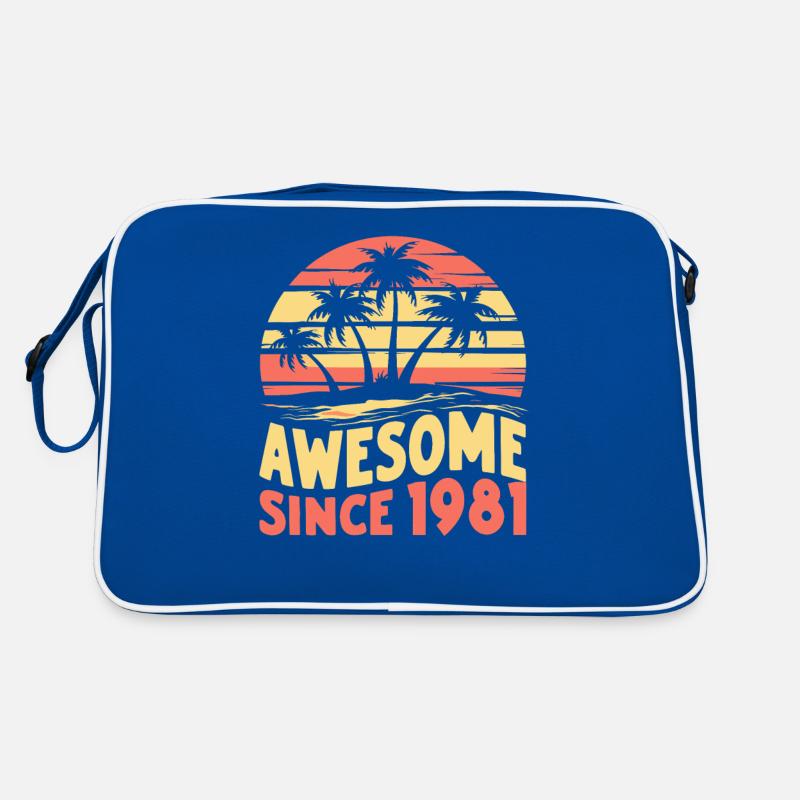 Awesome Seit 1981 Geburtstag Retro Tasche