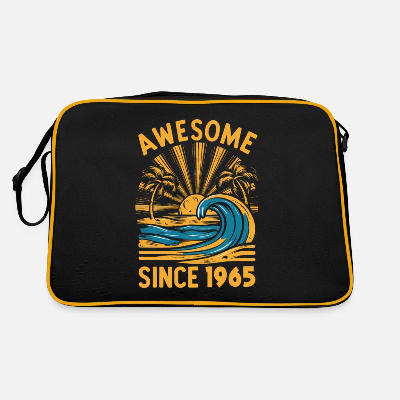 Awesome Since 1965 Geburtstag Strand Retro Tasche
