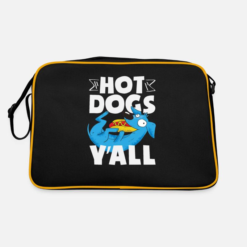 Hot Dog Fun for Dog Lovers Retro Bag