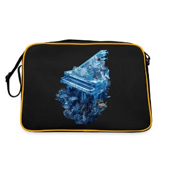 Piano Poisson - Sac Retro - noir/or - Dos