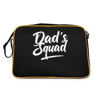 L’équipe de papa Papa Papa Papa Papa Anniversaire Papa - Sac Retro - noir/or - Dos