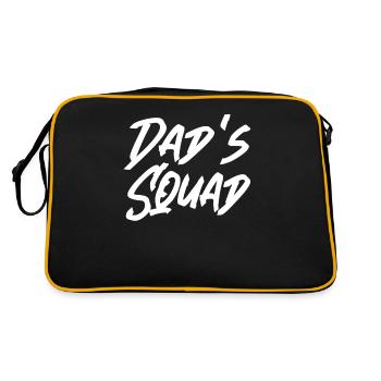 L’équipe de papa Papa Papa Papa Papa Anniversaire Papa - Sac Retro - noir/or - Dos