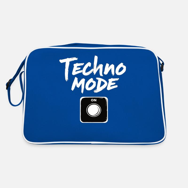 Techno Mode On Techno Techno Musik Techno Retro Tasche