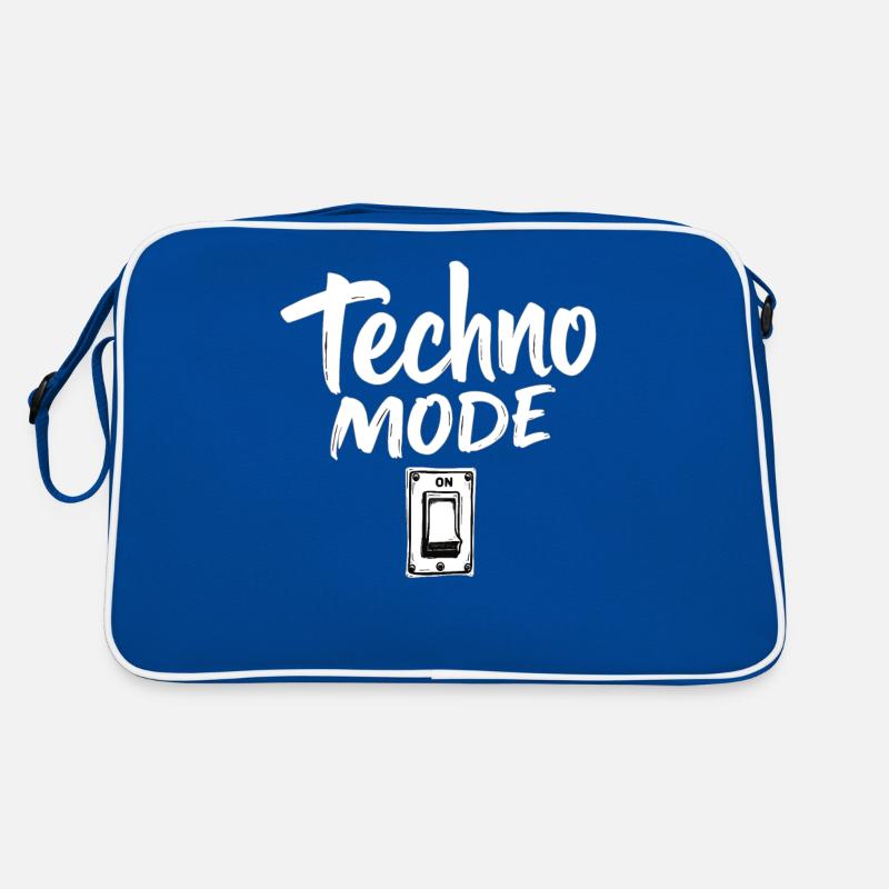 Techno Mode On Techno Techno Musik Techno Retro Tasche