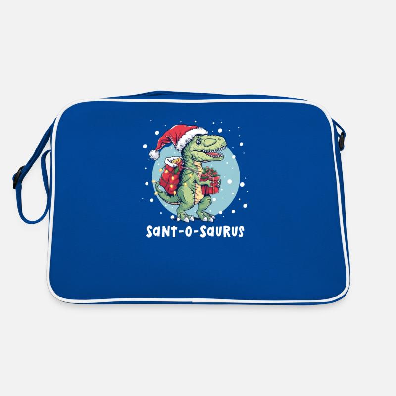 Dinosaure Noël Sant-O-Saurus Sac Retro