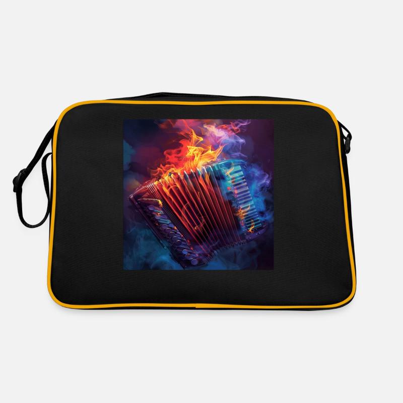 Akkordeon Retro Tasche